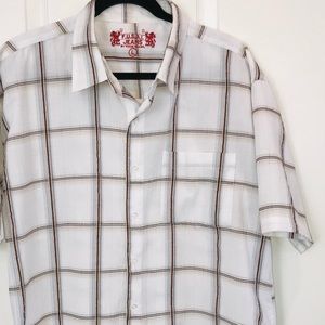 FUSAI Jeans short sleeve button up